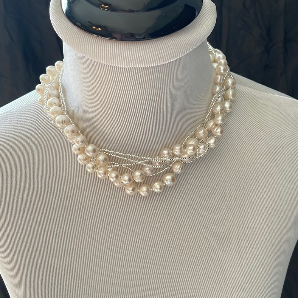 Pearl Rope Choker